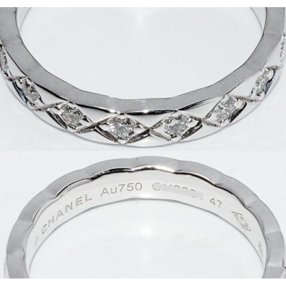 Chanel K18WG Coco Crush Marriage Ring J11871 - Picture 5 of 6